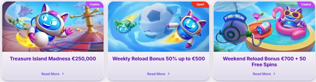 RoboCat Casino Promozioni